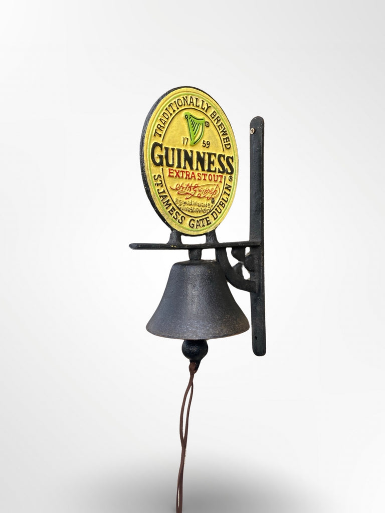 Guinness Label Bell Cast Iron