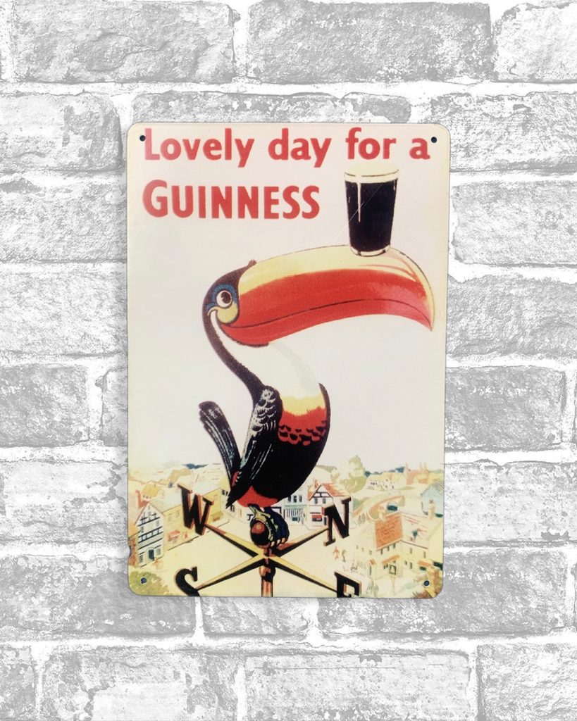 Guinness Lovely Day Metal Sign