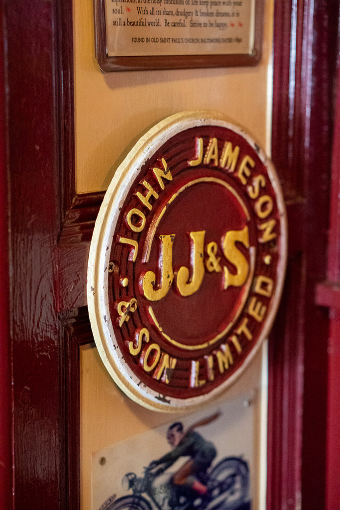 Jameson JJ&S Cast Iron Sign