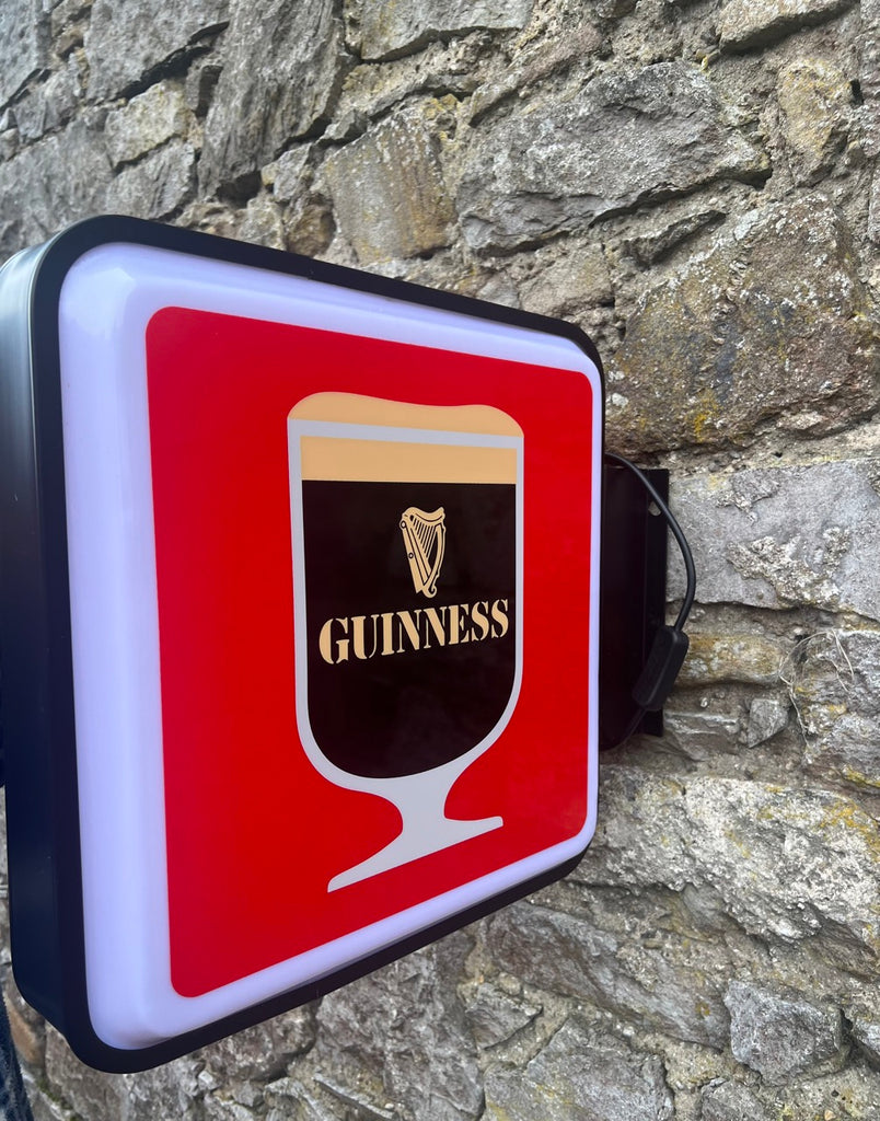 Light up shop guinness sign